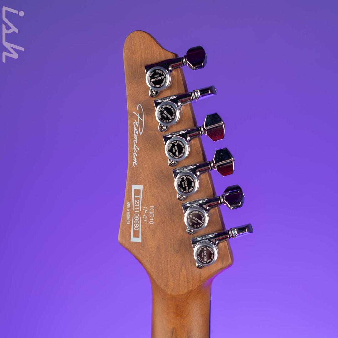 Ibanez Premium TOD10 Tim Henson Signature Electric Guitar Classic Silver Demo