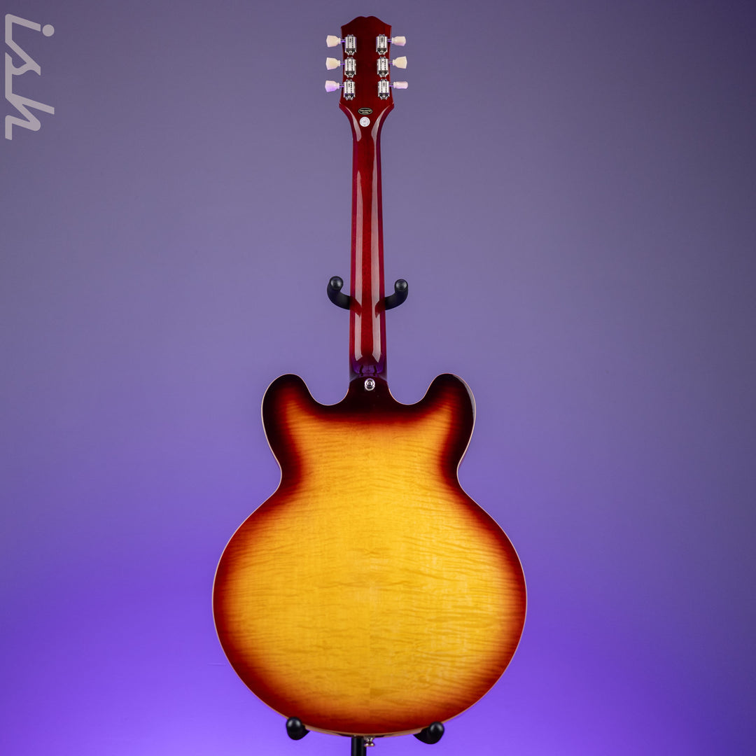 2020 Epiphone ES-335 Figured Semi-Hollow Raspberry Tea Burst