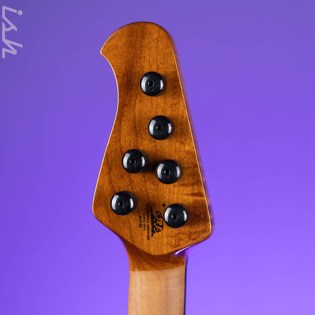 Ernie Ball Music Man Kaizen 6 Electric Guitar Ember Burst Metal Flake Demo