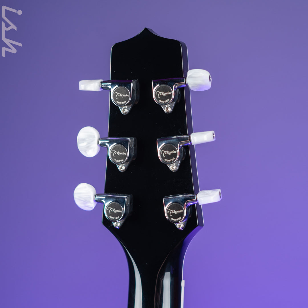 Takamine EF341DX Acoustic-Electric Guitar Black Demo