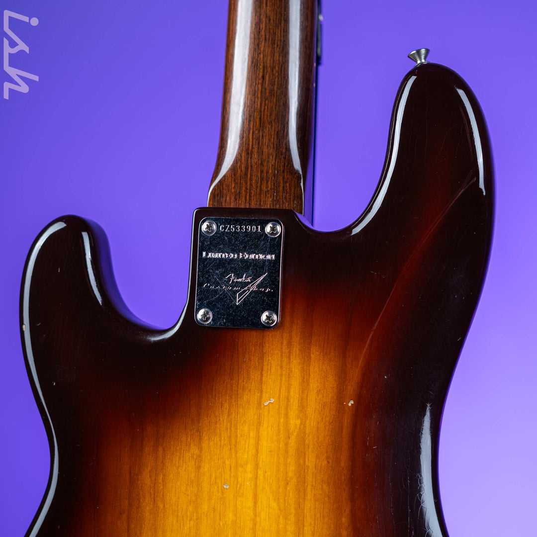 2017 Fender Custom Shop Relic 1957 P Bass Journeyman 2-Tone Sunburst RW Neck