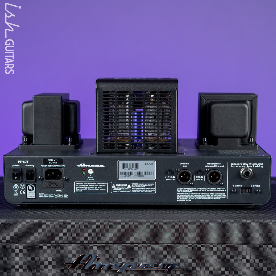 2019 Ampeg PF-50T Portaflex Bass Amplifier Head and PF-115HE Cab