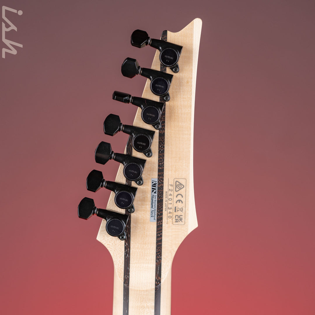 Ibanez Prestige RGDR4327 7-String Electric Guitar Natural Flat
