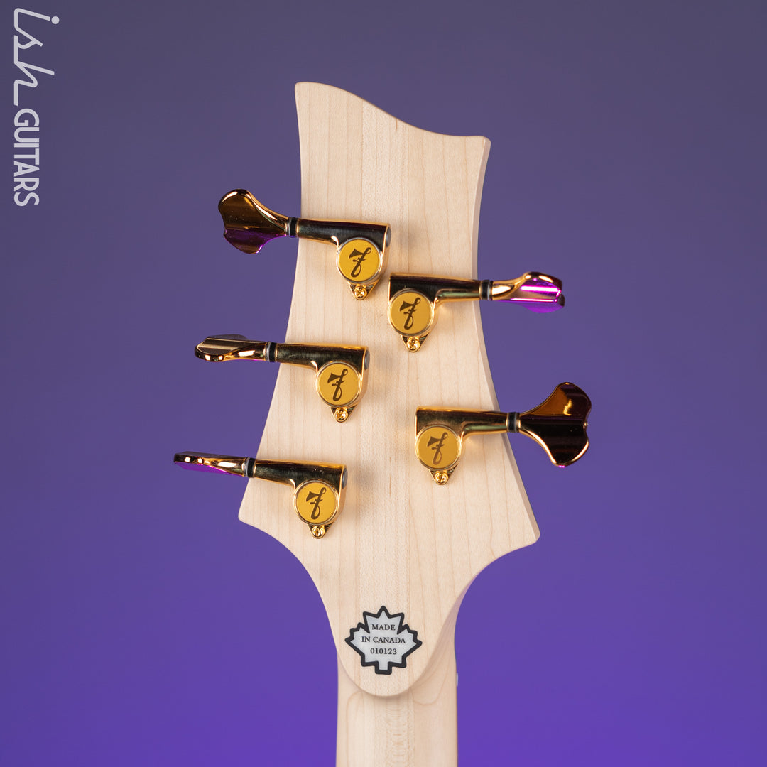 F Bass Deluxe BN5 5-String Bass Transparent Green