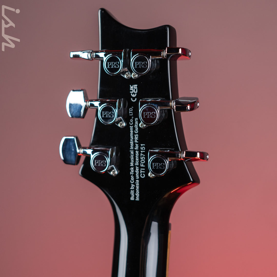 PRS SE 277 Baritone Left Handed Electric Guitar Charcoal Burst