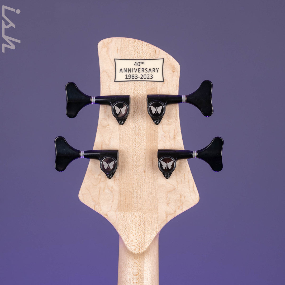 Fodera 40th Anniversary Emperor Deluxe 4-String Bass Natural Japanese Maple