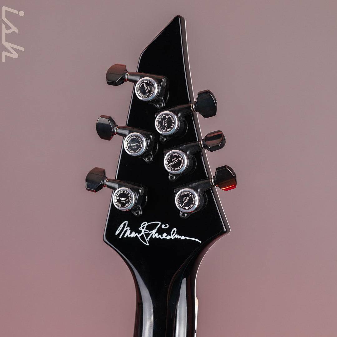 Jackson Custom Shop USA Marty Friedman Signature MF-1 Black Gloss White Bevel