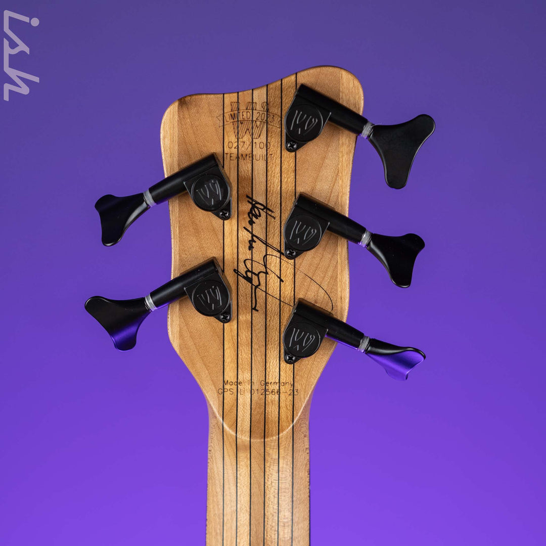 Warwick Teambuilt Corvette $$ Bolt-On Limited Edition 5-String Bolt-On Bass Natural Oil Finish