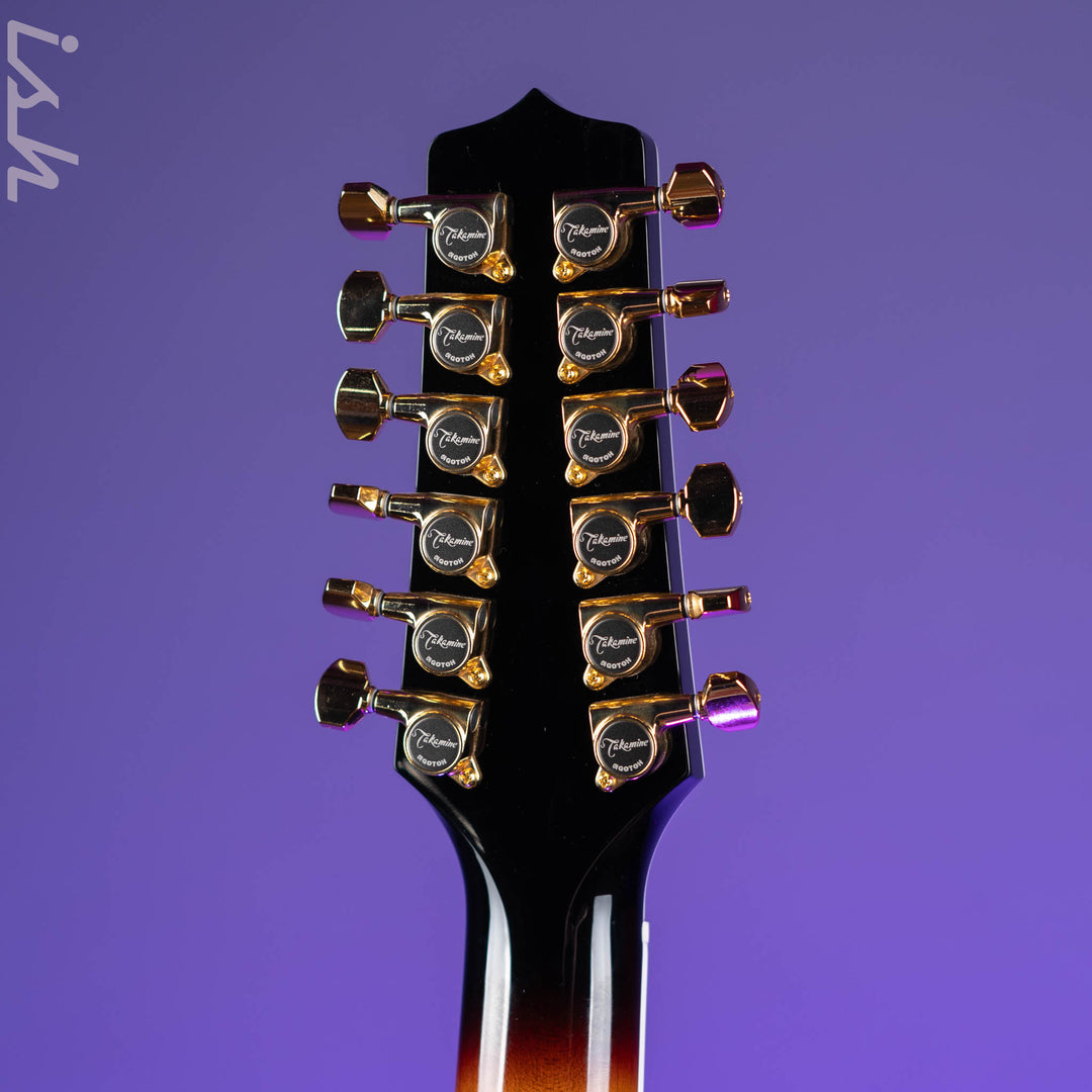 Takamine P6JC-12 Pro Series Jumbo 12-String Acoustic-Electric Brown Sunburst Gloss