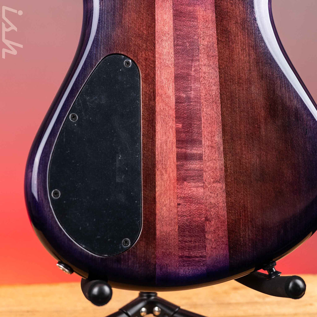 Spector USA NS-2 4-String Bass Black Cherry Purple Reverse Burst