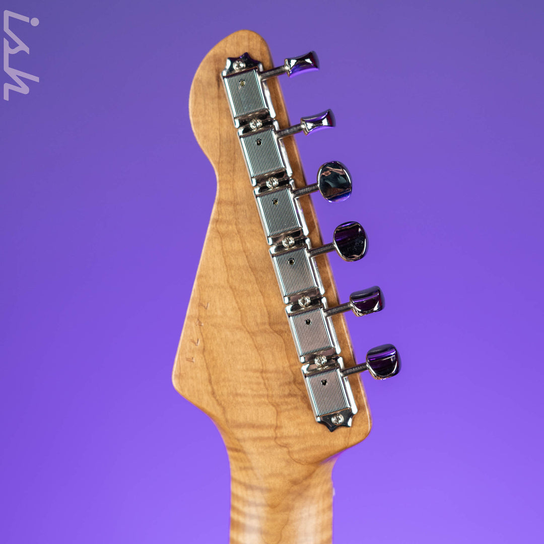 LSL Saticoy HSS 22 Fret Classic S Gold Aged Roasted Maple Neck