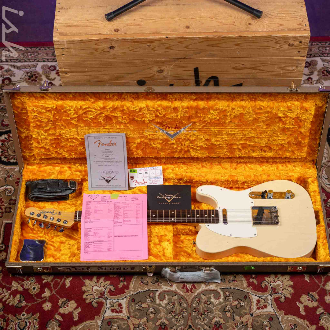 2017 Fender Custom Shop 1960 Telecaster Journeyman Relic Vintage Blonde