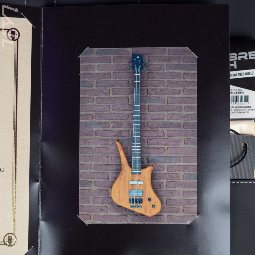Ish x Warwick Dolphin SN TCS Custom Shop Endangered Species 4-String Bass Wenge Fretboard