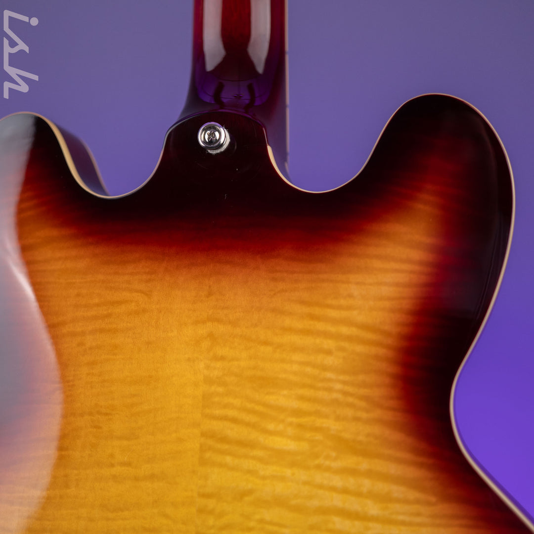 2020 Epiphone ES-335 Figured Semi-Hollow Raspberry Tea Burst