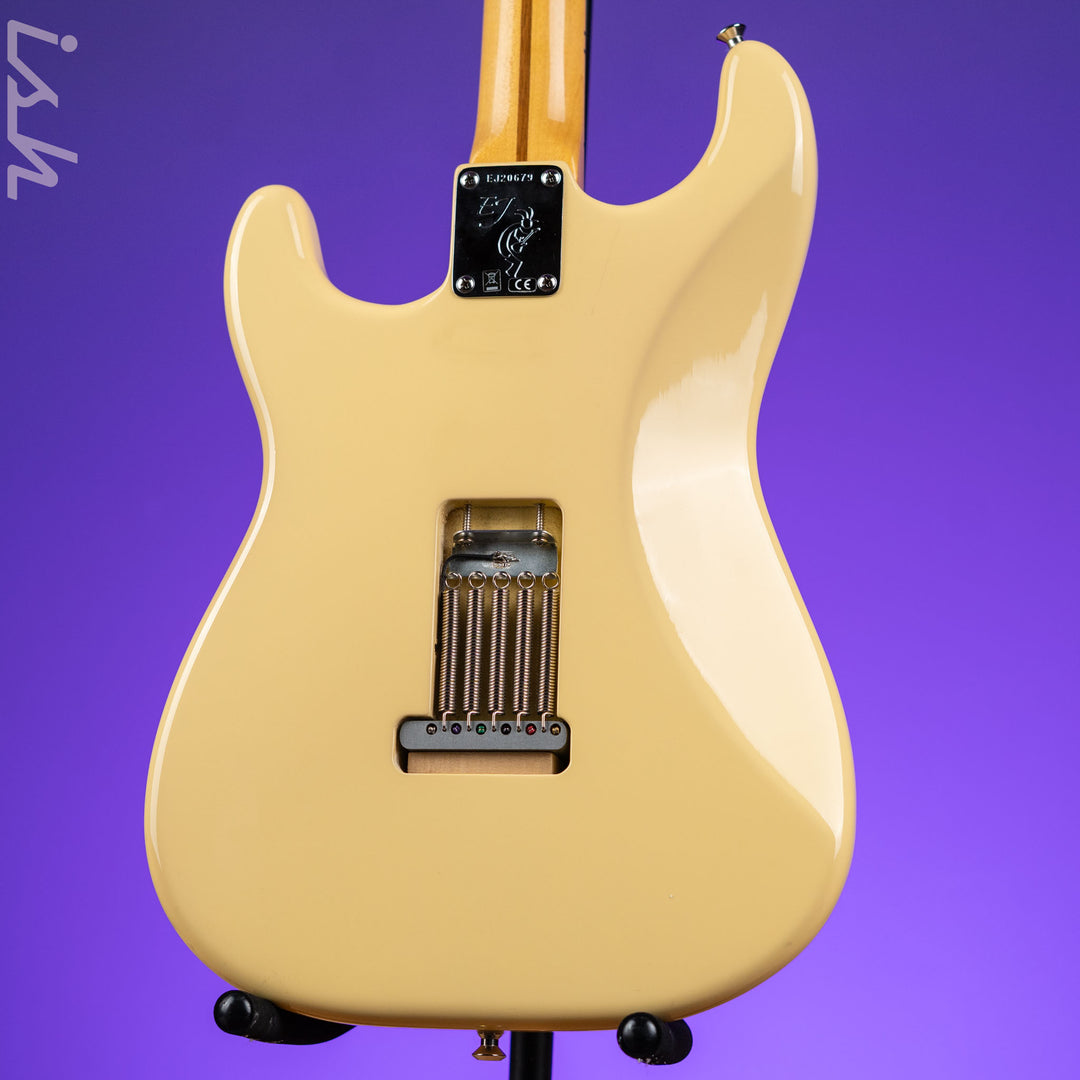2018 Fender Eric Johnson Signature Thinline Strat Semi-Hollow Electric Guitar Vintage White