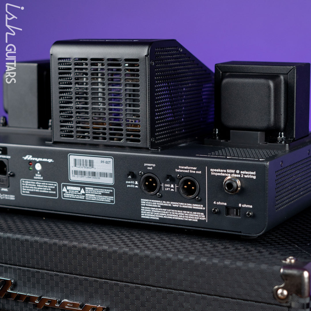 2019 Ampeg PF-50T Portaflex Bass Amplifier Head and PF-115HE Cab