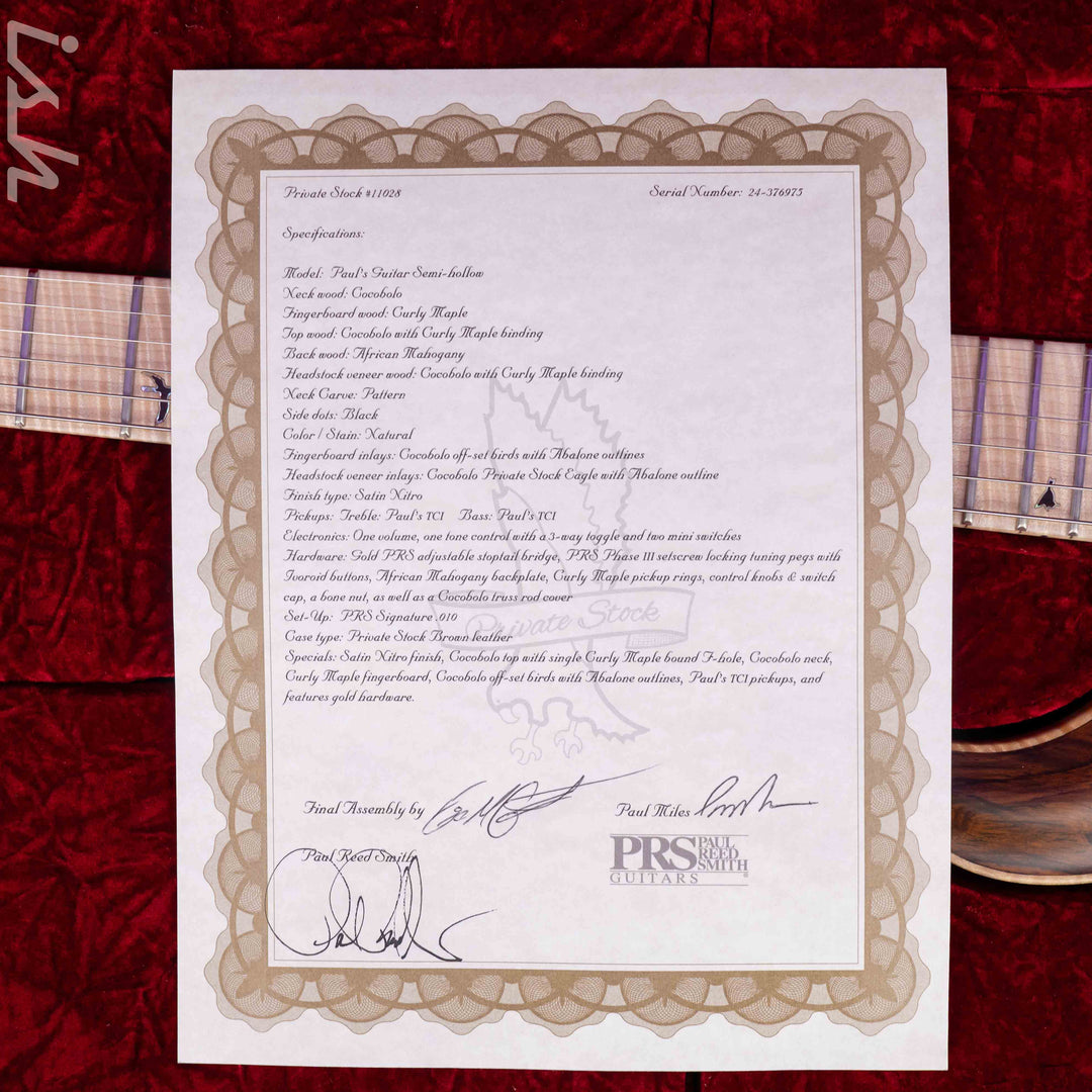 PRS Private Stock Paul&
