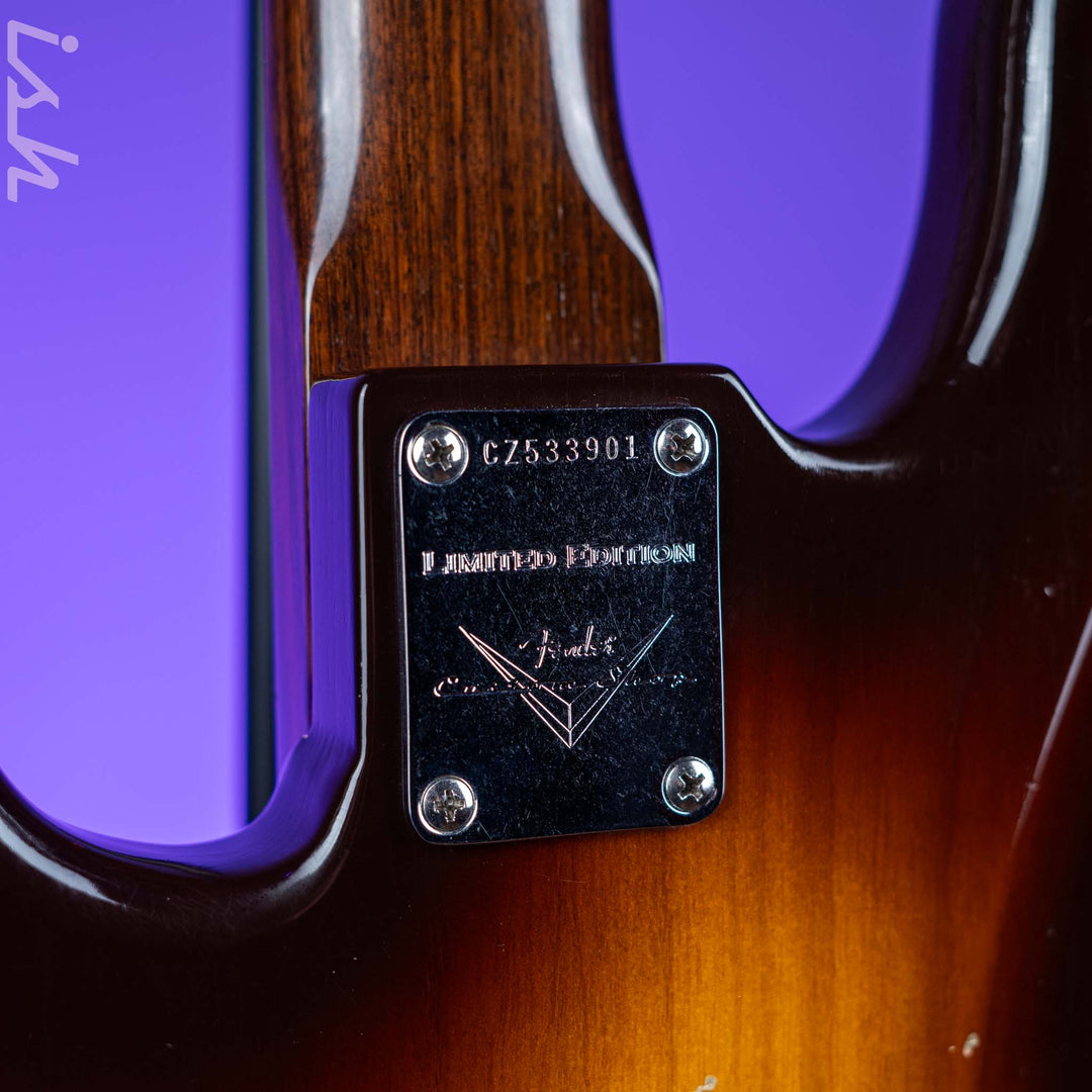 2017 Fender Custom Shop Relic 1957 P Bass Journeyman 2-Tone Sunburst RW Neck
