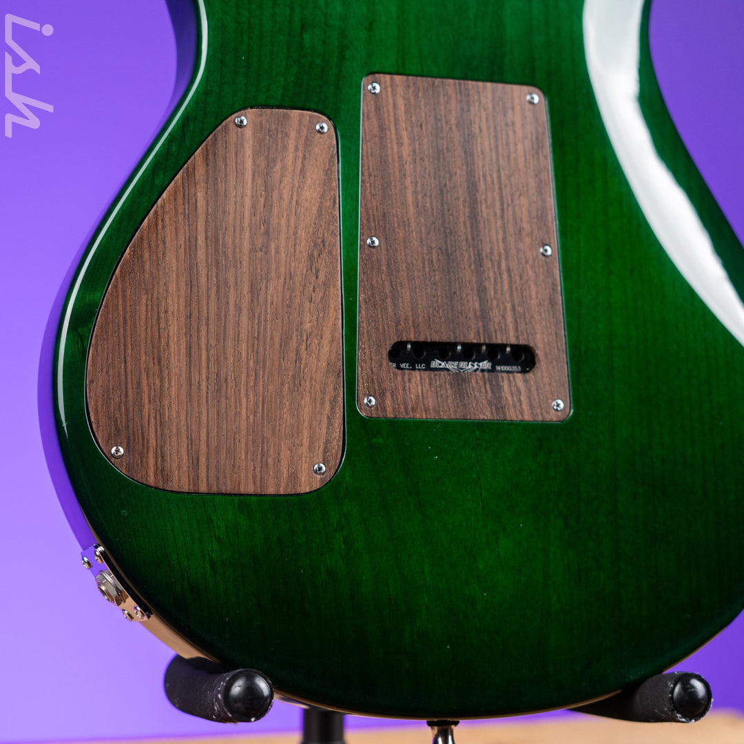 JP Guitars Luna Emerald Green Quilt