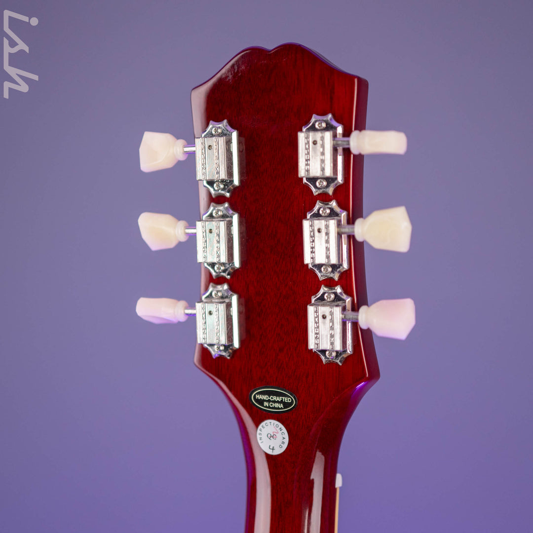 2020 Epiphone ES-335 Figured Semi-Hollow Raspberry Tea Burst