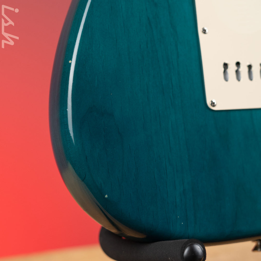 2002 Fender Highway One Stratocaster Transparent Satin Blue