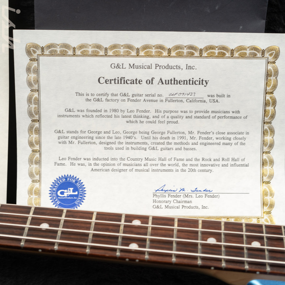 2014 G&amp;L L-2000 Lake Placid Blue Metallic