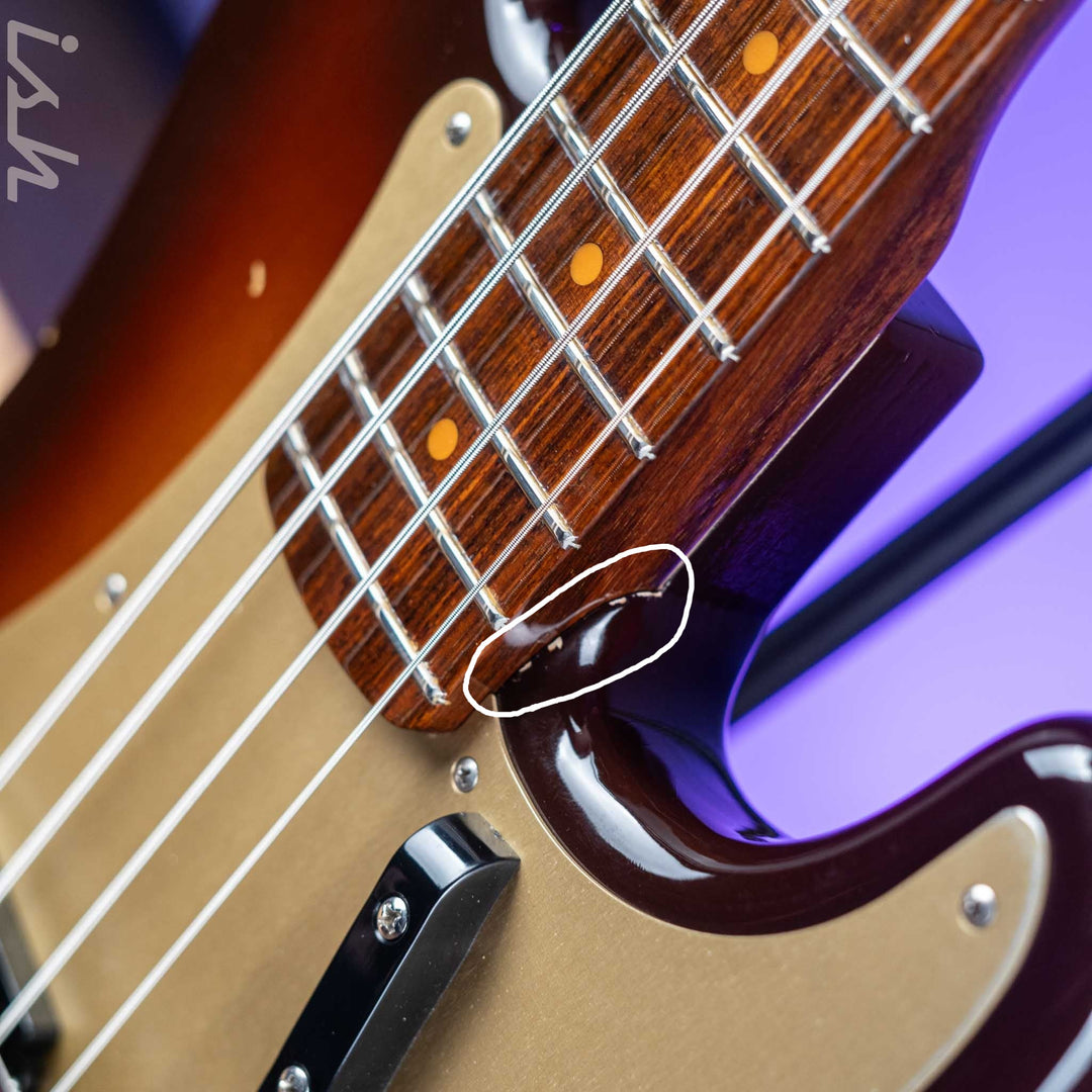 2017 Fender Custom Shop Relic 1957 P Bass Journeyman 2-Tone Sunburst RW Neck