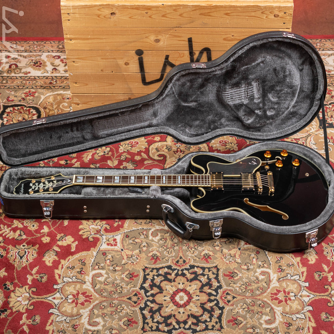 2013 Epiphone Sheraton II Ebony – Ish Guitars