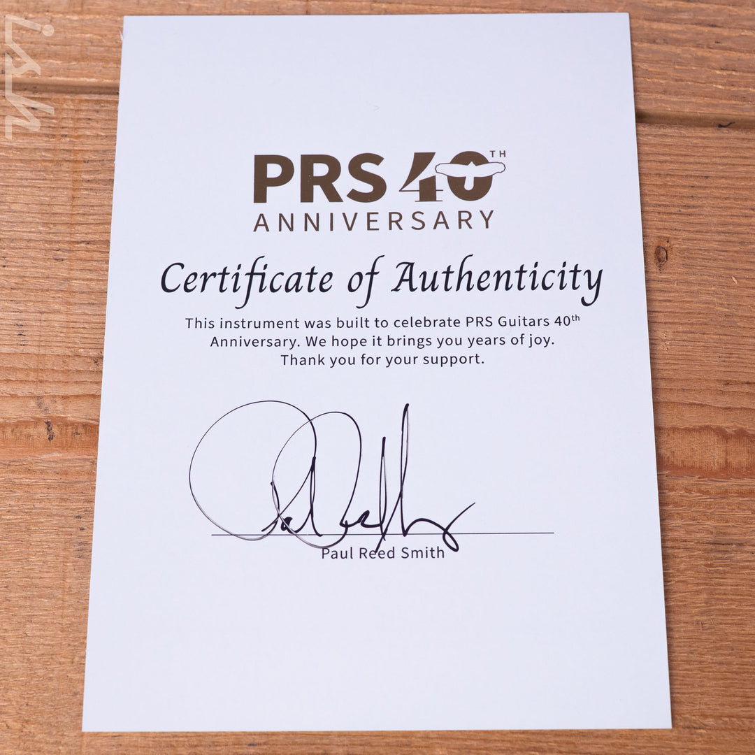 PRS 40th Anniversary Special Semi-Hollow Limited Edition Yellow Tiger