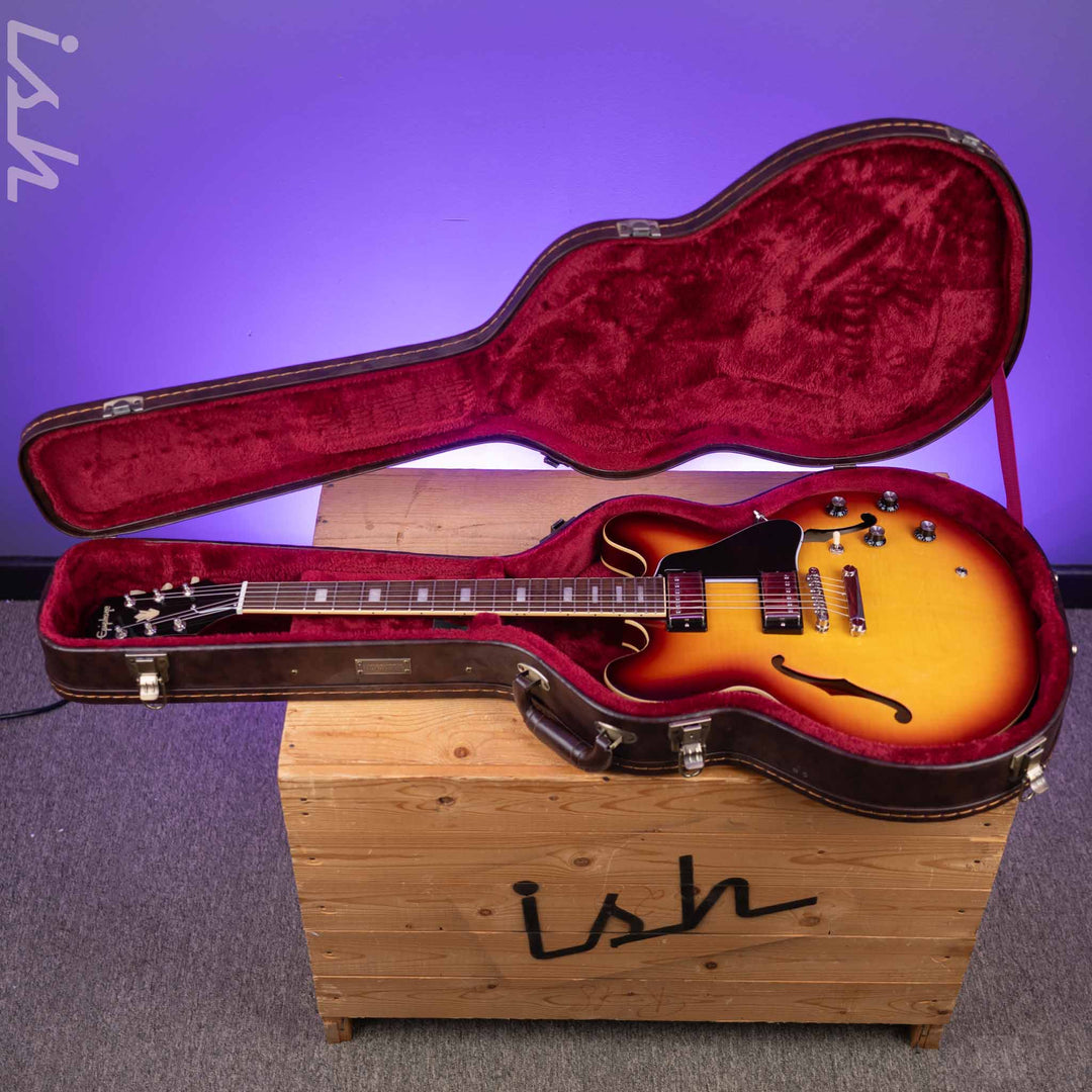 2020 Epiphone ES-335 Figured Semi-Hollow Raspberry Tea Burst