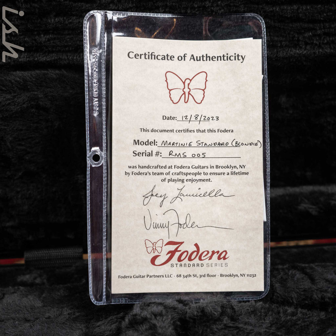 Fodera Martinie "Blondie" Standard 5-String Bass