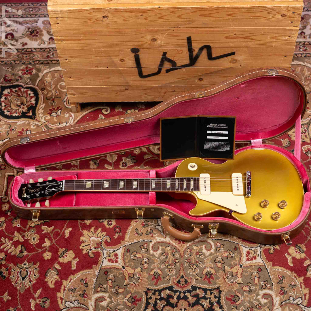 2022 Gibson Custom Shop 1954 Les Paul Standard Gold Top Lefty
