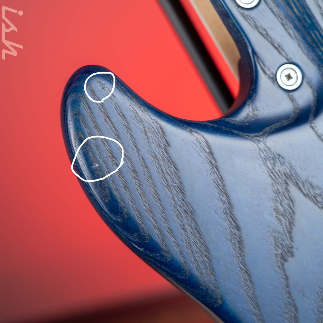 2015 Mayones Jabba 5 Custom Trans Blue