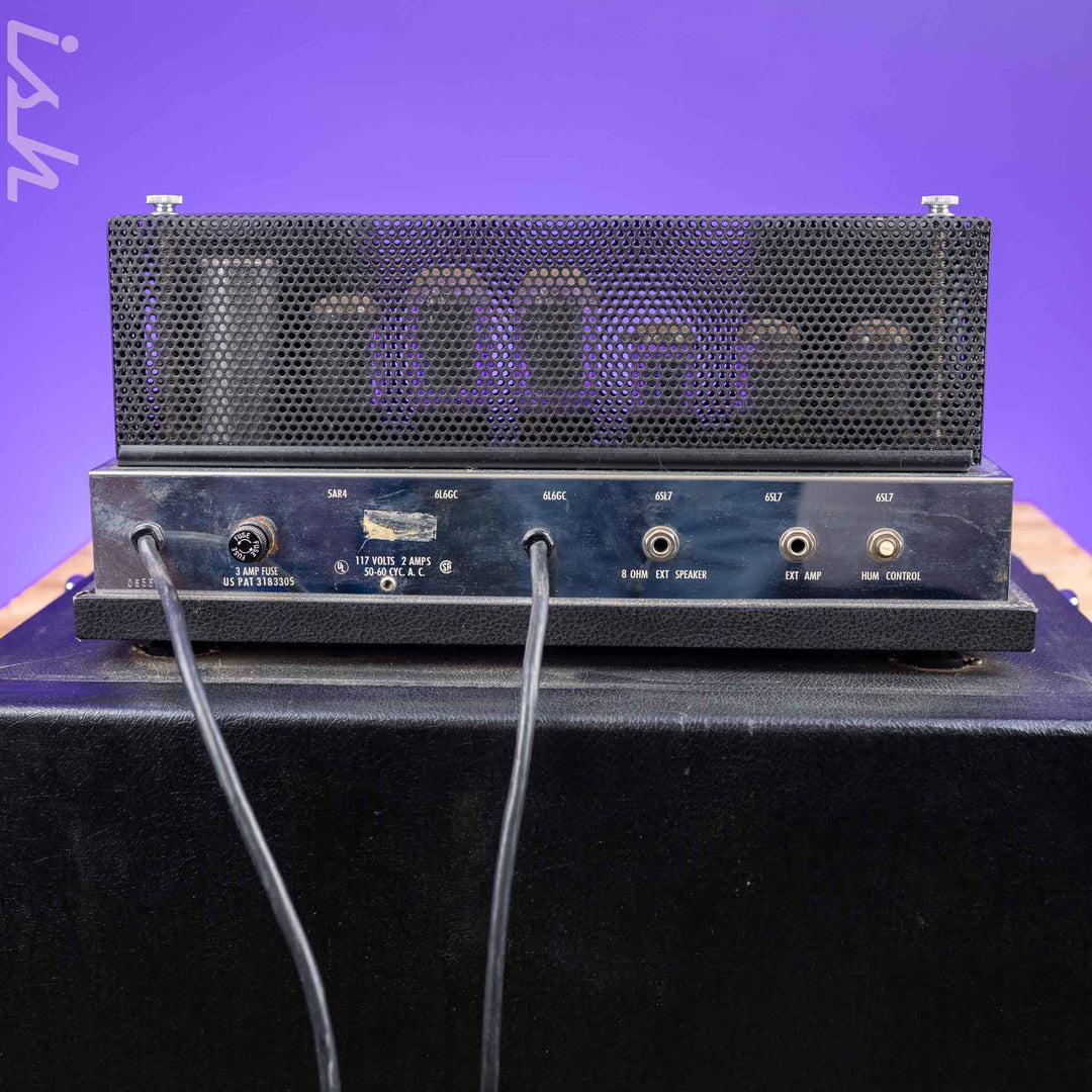1967 Ampeg B-15N Black Smooth Tolex 1 Owner w/ Warranty Card