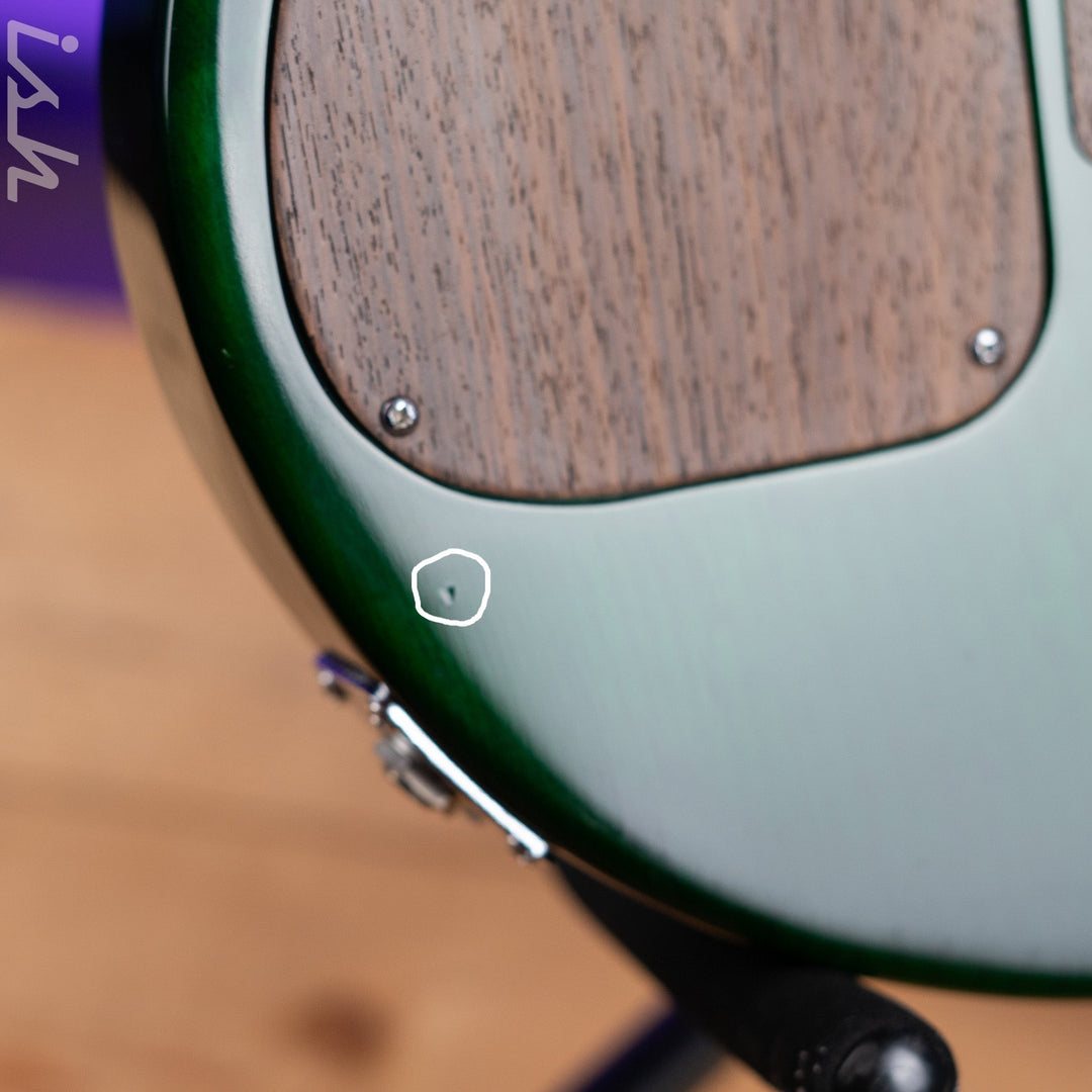 JP Guitars Luna Emerald Green Quilt