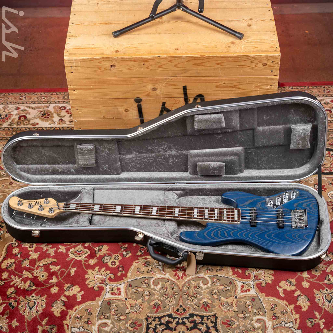 2015 Mayones Jabba 5 Custom Trans Blue