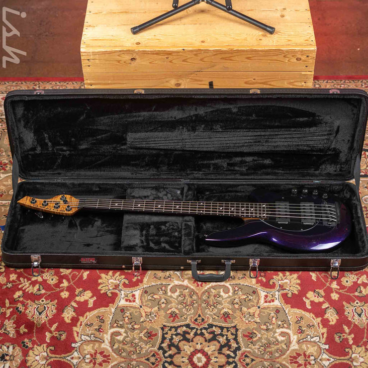 2018 Ernie Ball Music Man Bongo 5 String Limited Edition Barolo Purple ...