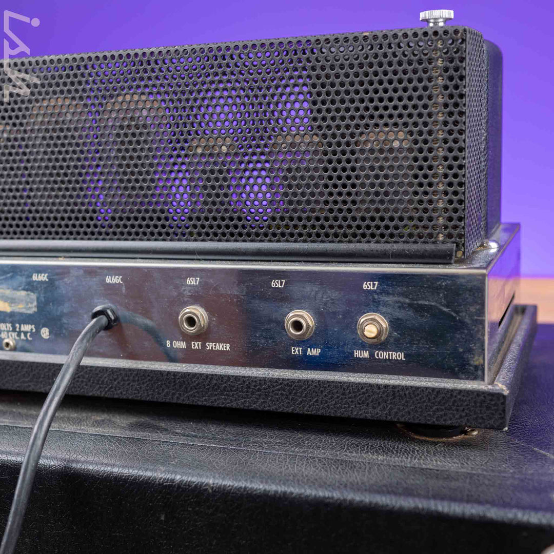 1967 Ampeg B-15N Black Smooth Tolex 1 Owner w/ Warranty Card