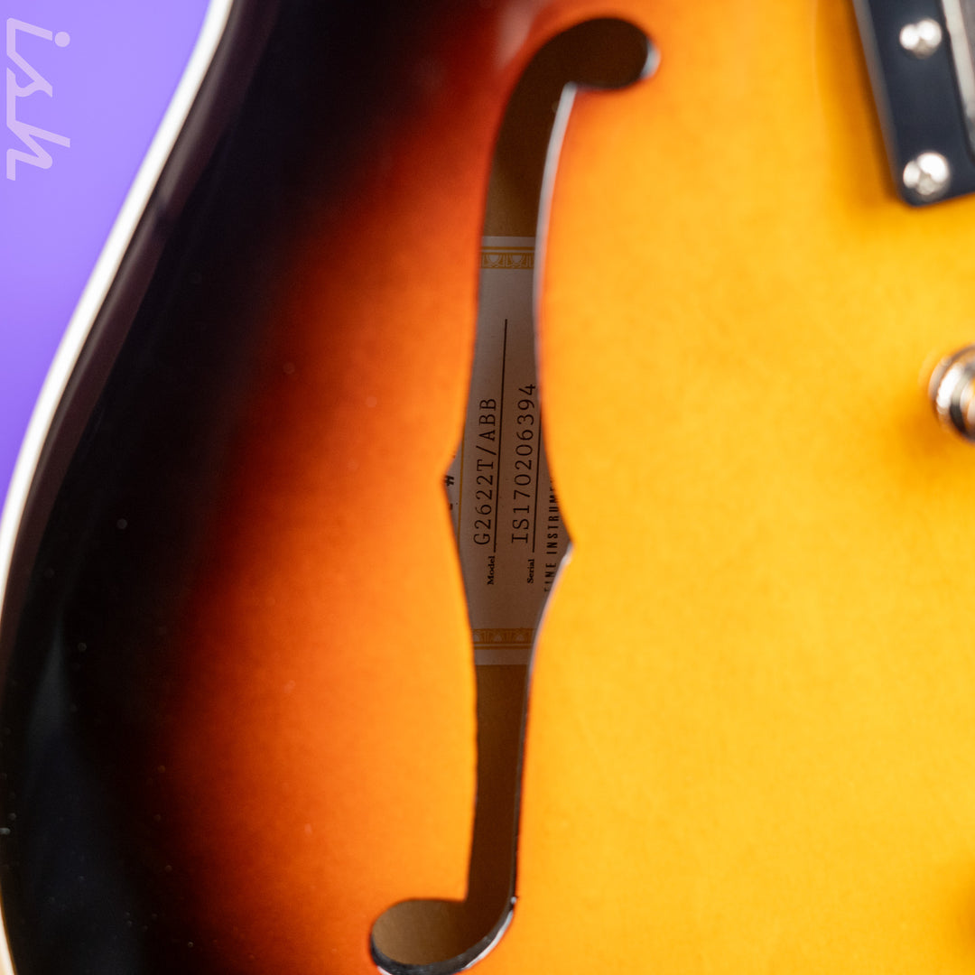 2017 Gretsch Streamliner G2622T Sunburst