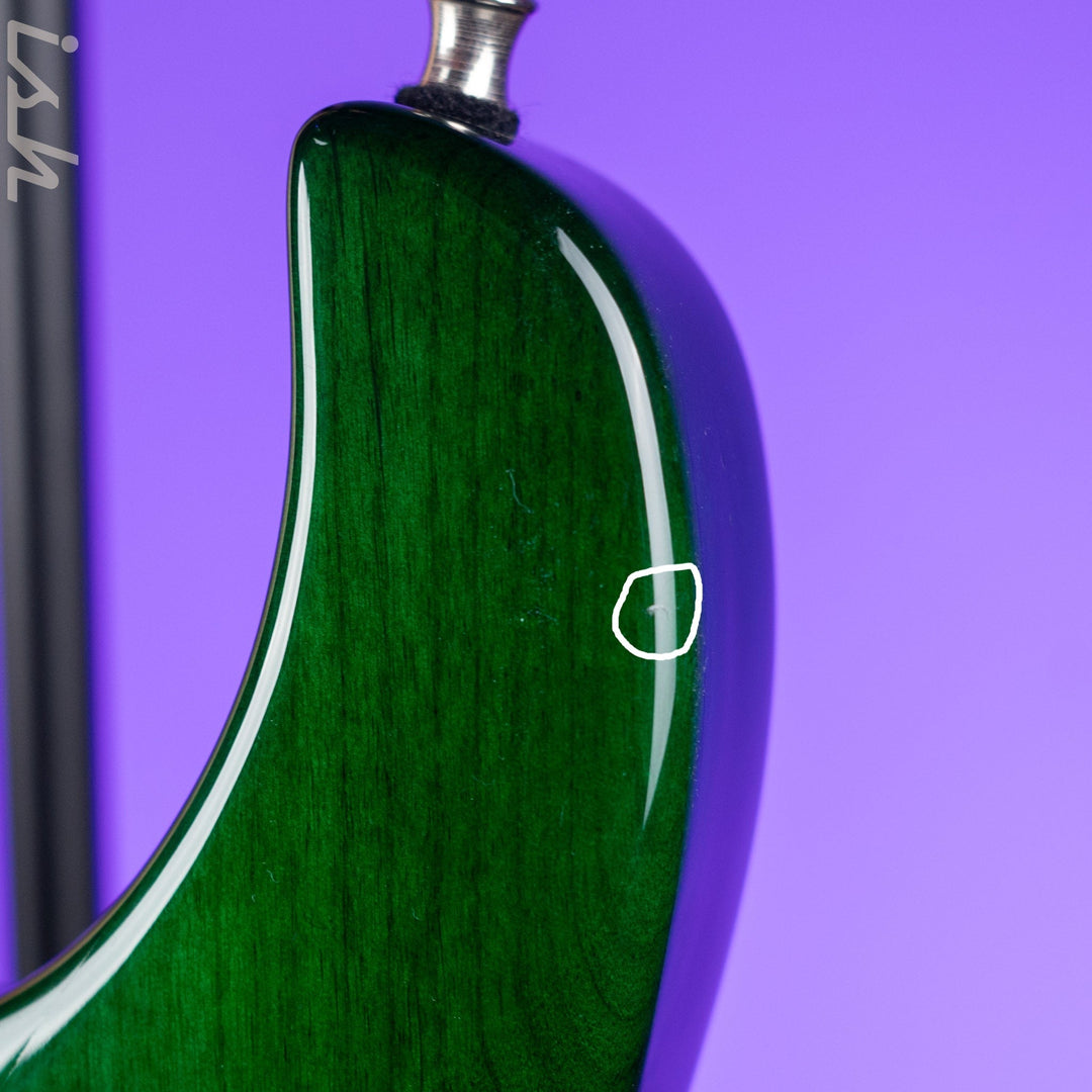 JP Guitars Luna Emerald Green Quilt