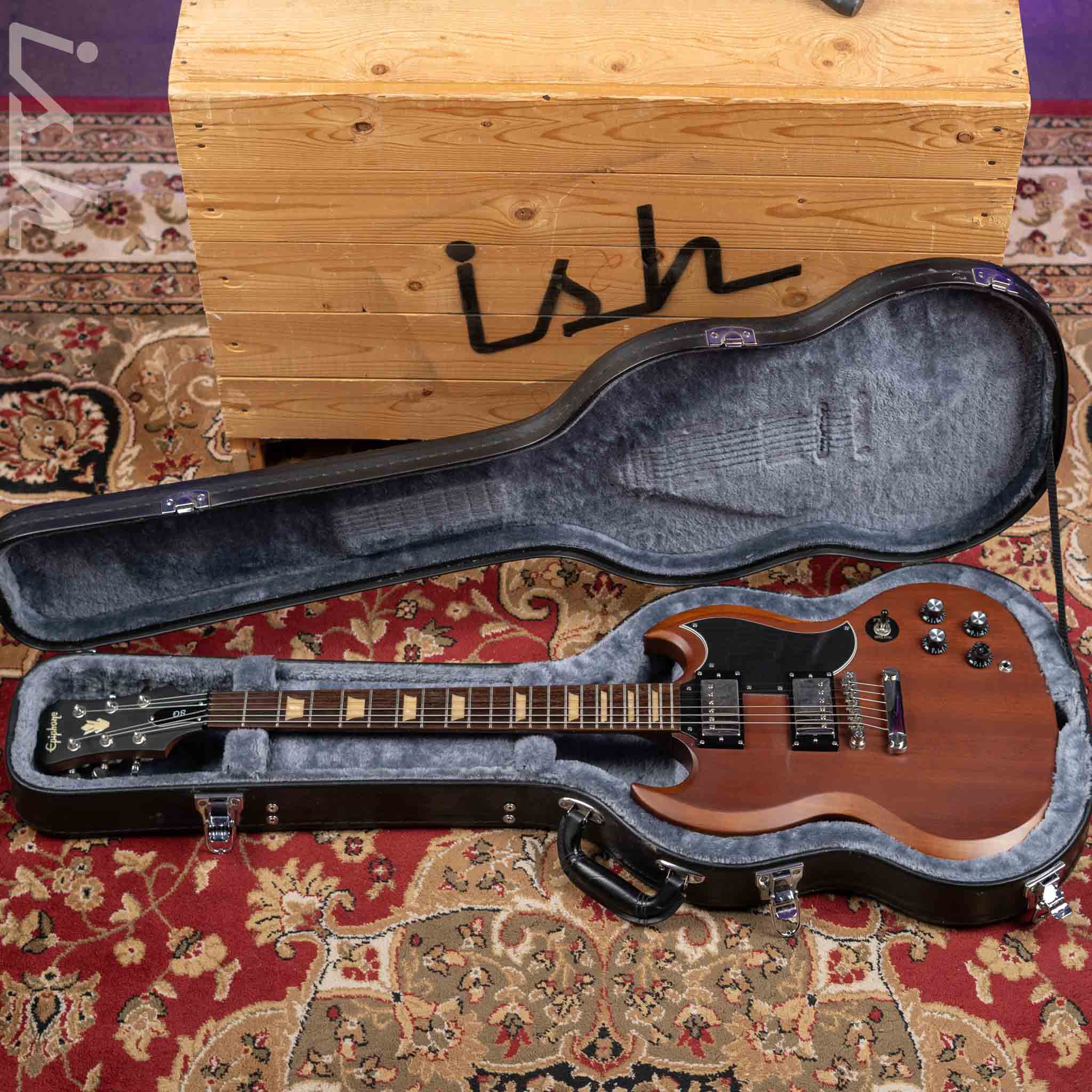 2009 Epiphone G-400 SG Brown – Ish Guitars