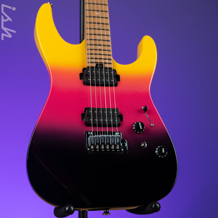 Charvel Pro-Mod DK24 HH 2PT CM Electric Guitar Malibu Sunset