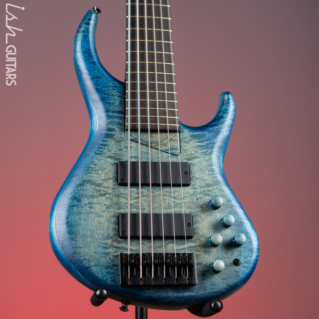 MTD 635-24 6-String Bass NAMM Blue Burst