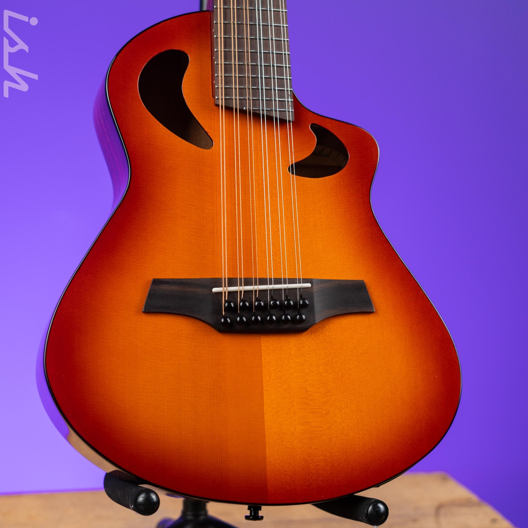 Gryphon Stringed Instruments Veillette Avante Gryphon 12-String Acoustic Guitar Sunset Burst – Ish ...