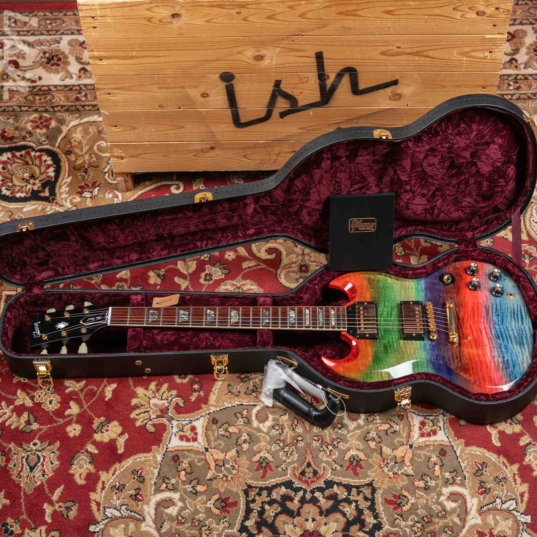 2017/2018 Gibson Custom Shop SG Elegant Flamed Maple Aurora Borealis