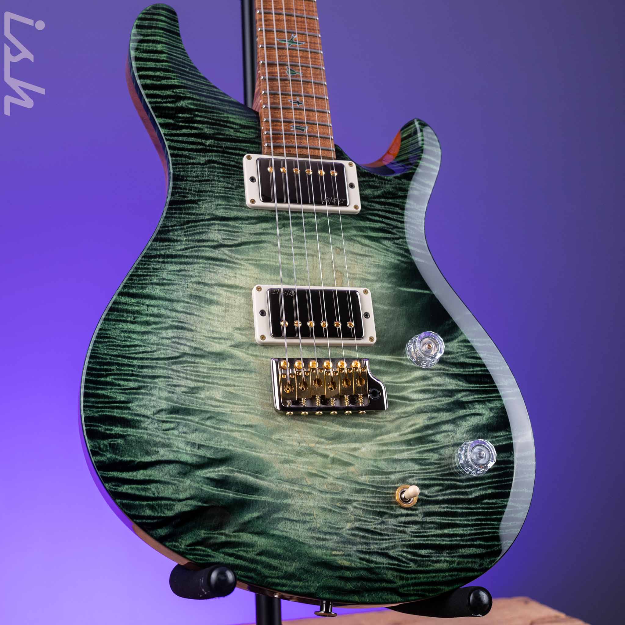 PRS Private Stock Vela Trem Sage Glow – Ish Guitars