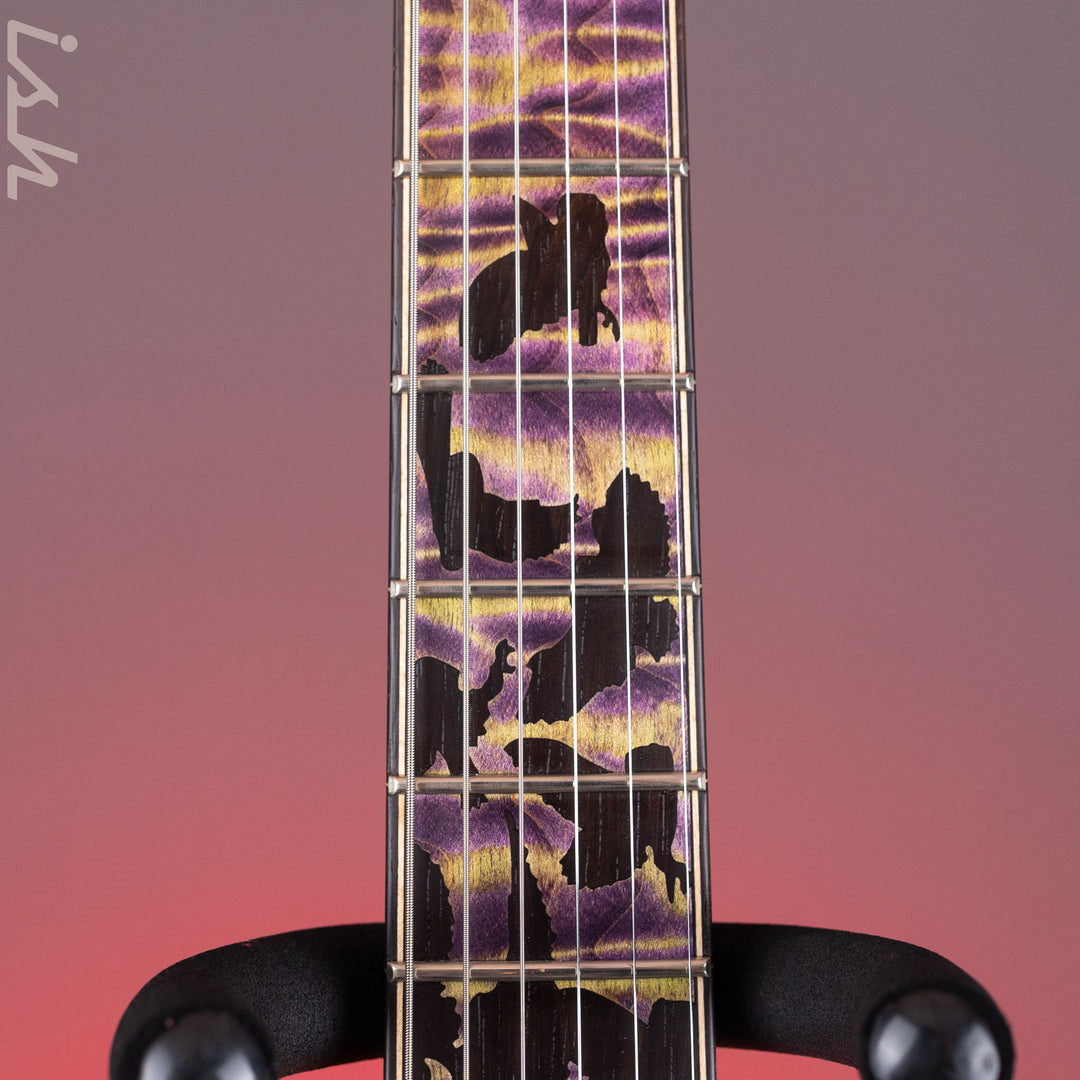 2024 PRS Private Stock Owls in Flight Custom 24 Retro Sour Grapes Brazilian Rosewood