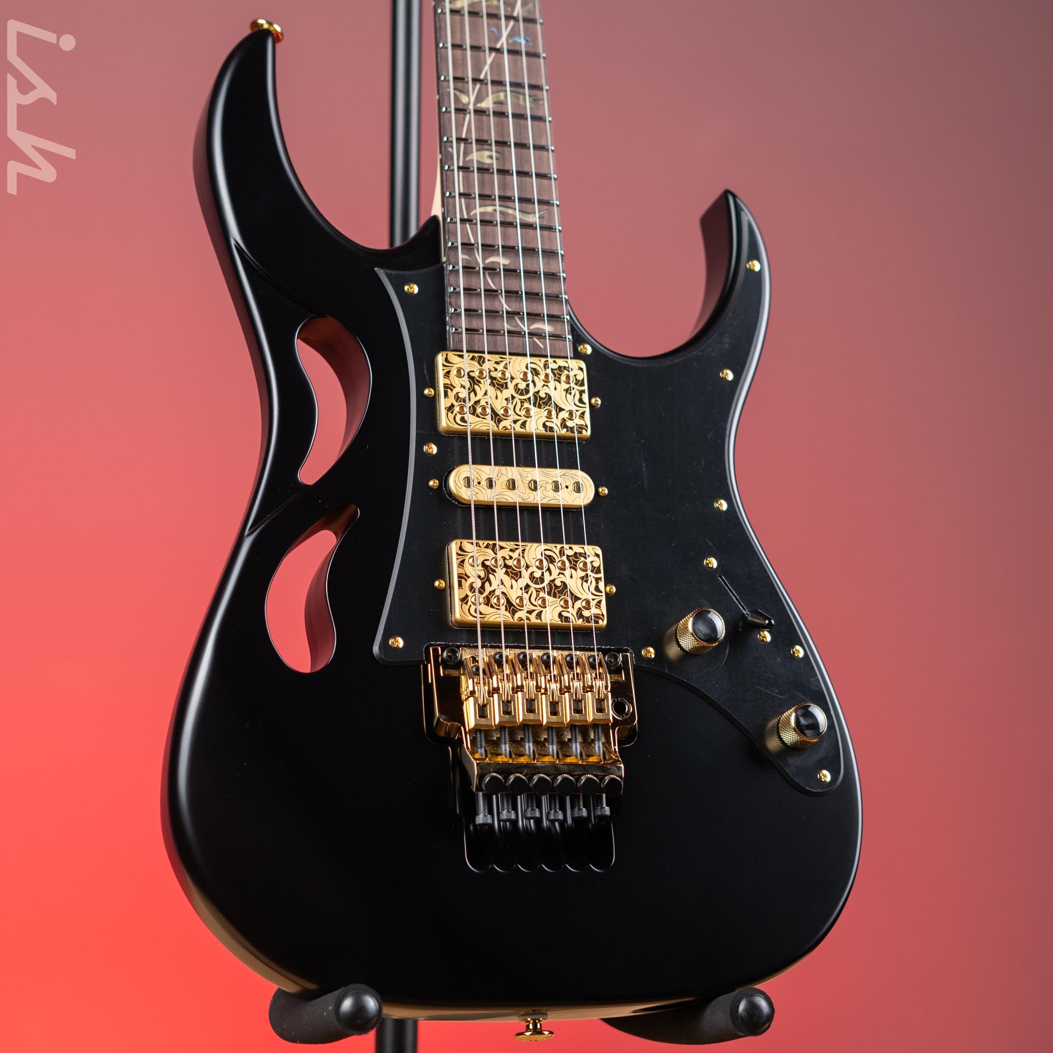 Ibanez PIA3761 Steve Vai Signature Electric Guitar Onyx Black