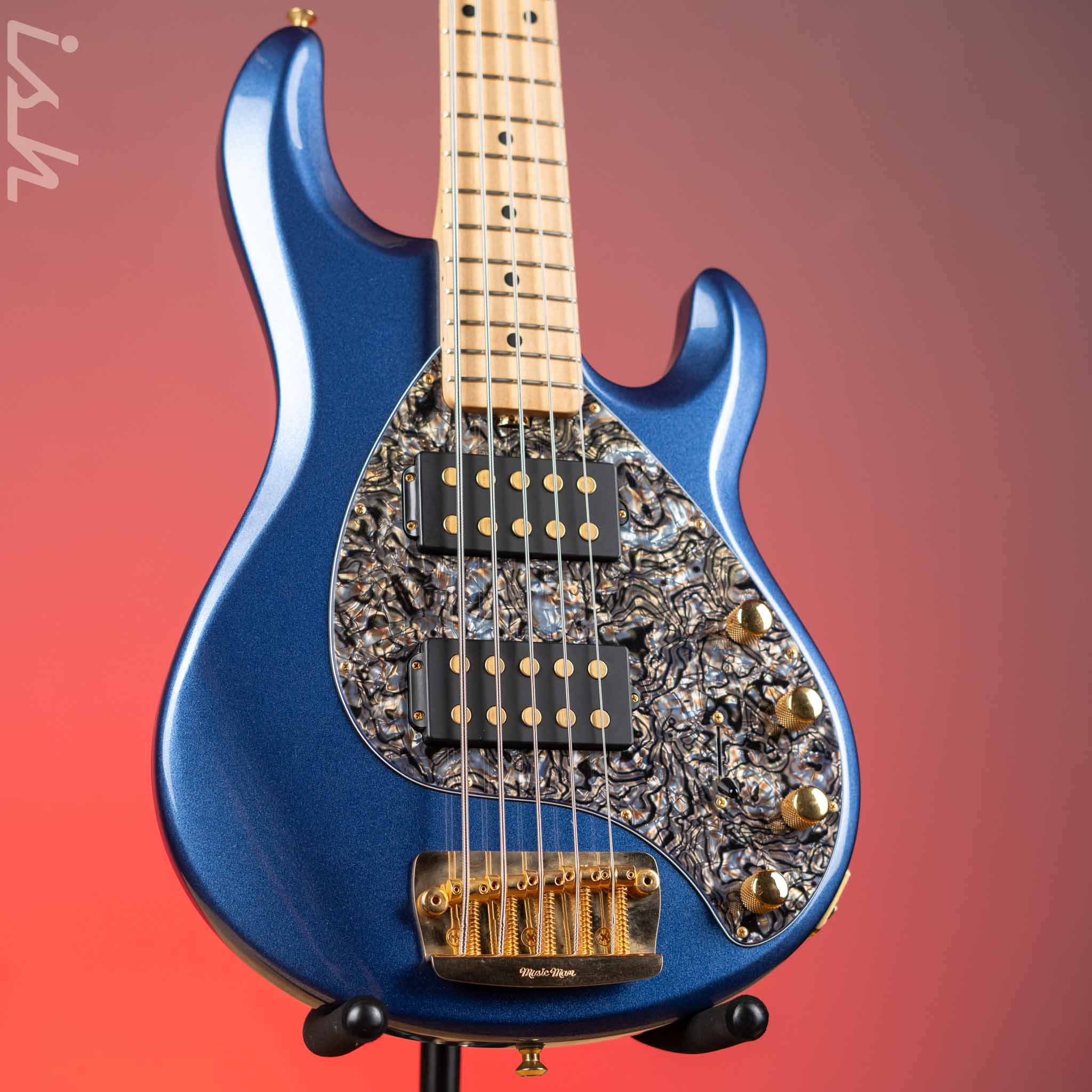 2017 Ernie Ball Music Man StingRay 5 Pace Car Blue Metallic – Ish