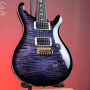 PRS Custom 24 Electric Guitar 10-Top Purple Iris Smoke Burst